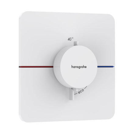 Hansgrohe ShowerSelect Comfort Q Bateria prysznicowa podtynkowa termostatyczna biały mat 15588700