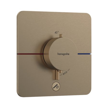 Hansgrohe ShowerSelect Comfort Q Bateria prysznicowa podtynkowa termostatyczna brąz szczotkowany 15589140