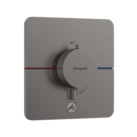 Hansgrohe ShowerSelect Comfort Q Bateria prysznicowa termostatyczna podtynkowa czarny chrom szczotkowany 15589340