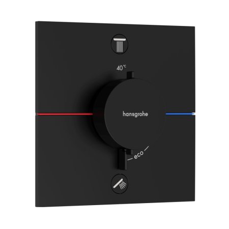 Hansgrohe ShowerSelect E Bateria wannowo-prysznicowa podtynkowa termostatyczna czarny mat 15572670