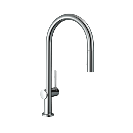 Hansgrohe Talis M54 Bateria kuchenna wysoka z wyciąganą wylewką chrom 72800000