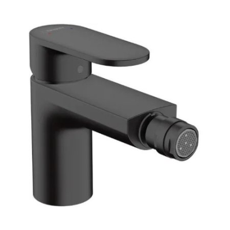 Hansgrohe Vernis Blend Bateria bidetowa z metalowym korkiem z cięgłem czarny mat 71218670