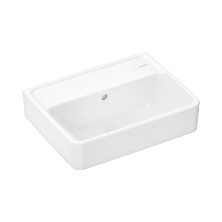 Hansgrohe Xanuia Q umywalka wisząca 45 x 34 cm bez otworu na baterię z przelewem Biały 60229450