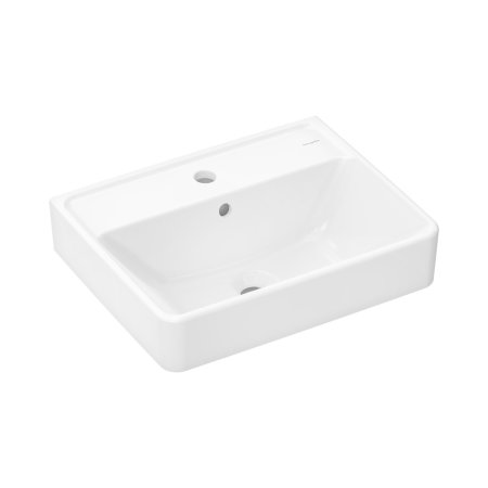 Hansgrohe Xanuia Q umywalka wisząca 50 x 39 cm z otworem na baterię z przelewem SmartClean Biały 61008450450