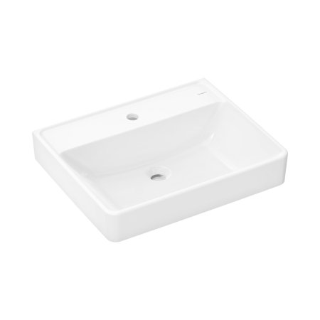 Hansgrohe Xanuia Q Umywalka wisząca 60 x 48 cm z otworem na baterię bez przelewu SmartClean Biały 61150450