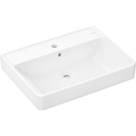 Hansgrohe Xanuia Q Umywalka wisząca 65 x 48 cm z otworem na baterię z przelewem Biały 60134450