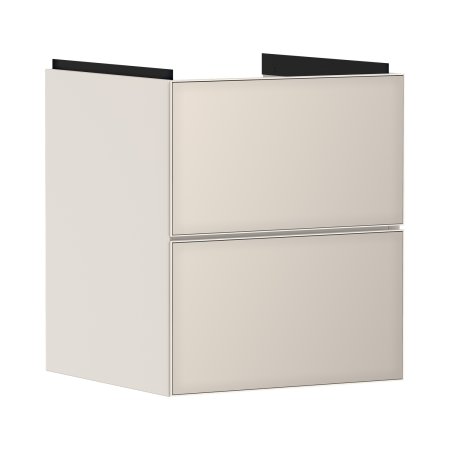 Hansgrohe Xevolos E Szafka pod małą umywalkę wiszącą 48x47.5 cm piaskowy beż mat 54173790
