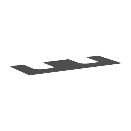 Hansgrohe Xevolos E Blat 137x55 cm z wycięciami pod 2 umywalki wpuszczane szlifowaną szary łupek mat 54207760