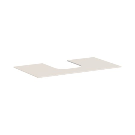 Hansgrohe Xevolos E Blat 98x55 cm z wycięciem na środku pod umywalkę wpuszczaną szlifowaną piaskowy beż mat 54209780
