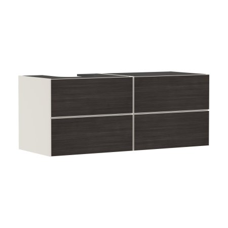 Hansgrohe Xevolos E Szafka pod szlifowaną umywalkę wpuszczaną w blat/nablatową po lewej stronie z 4 szufladami 137x55 cm piaskowy beż mat 54237730