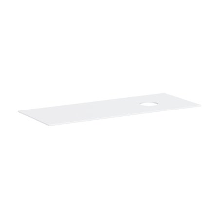 Hansgrohe Xevolos E Blat 137x55 cm z wycięciem po prawej stronie pod umywalkę nablatową bez otworu na baterię biały mat 54334700