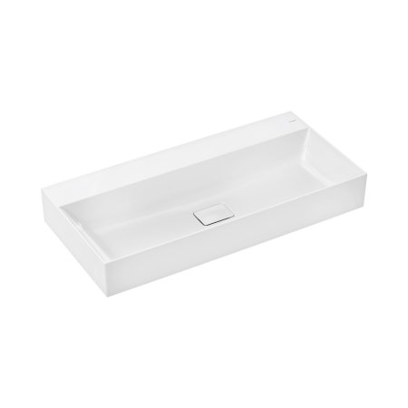 Hansgrohe Xevolos E Umywalka wpuszczana w blat 100x48 cm szlifowana bez otworu na baterię bez przelewu SmartClean biały 61103450