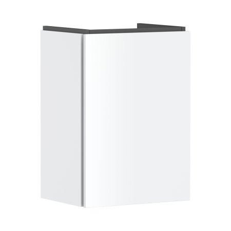 Hansgrohe Xilesa E Szafka pod małą umywalkę wiszącą z drzwiami lewymi 43x33 cm biały mat 54245700