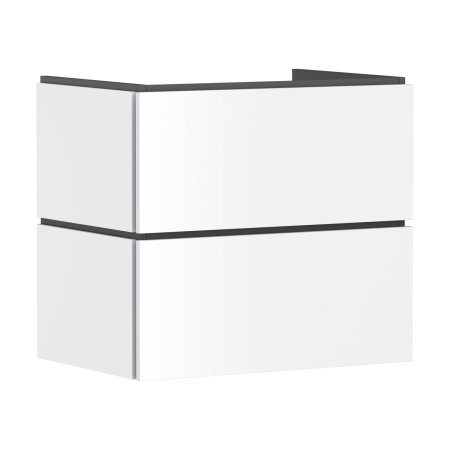 Hansgrohe Xilesa E Szafka pod umywalkę wiszącą PushOpen 68x47 cm biały mat 54295700