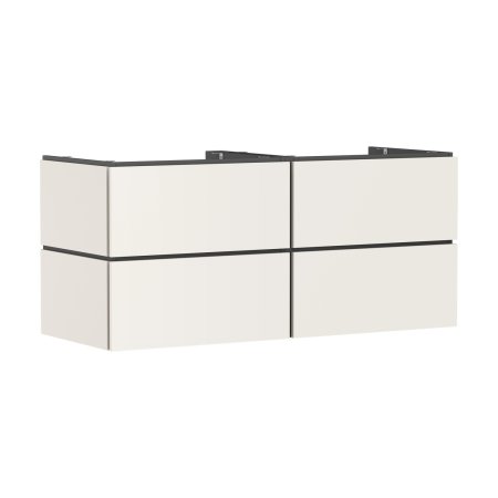 Hansgrohe Xilesa E Szafka pod szlifowaną umywalkę wpuszczaną w blat/nablatową z 4 szufladami PushOpen 137.5x55 cm piaskowy beż mat 54306780