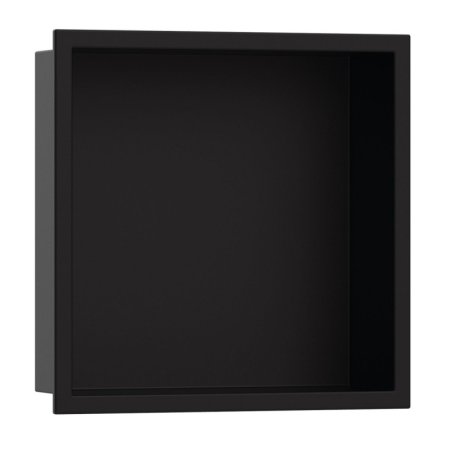 Hansgrohe XtraStoris Original Wnęka ścienna 30x30 cm czarny mat 56061670