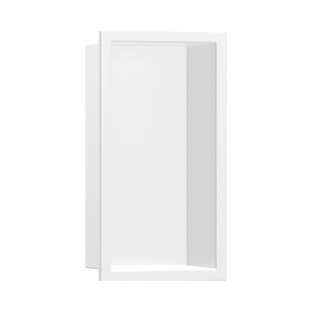 Hansgrohe XtraStoris Original Wnęka ścienna z ozdobną ramką 30x15x7 cm biały mat 56092700