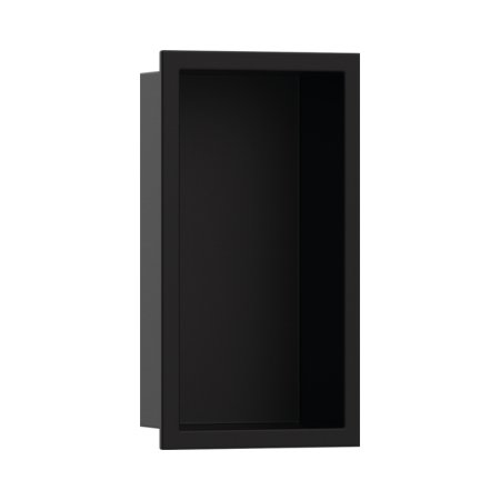 Hansgrohe XtraStoris Original Wnęka ścienna z ozdobną ramką 30x15x7 cm czarny mat 56092670