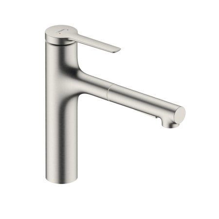 Hansgrohe Zesis M33 Bateria kuchenna podokienna z wyciąganą wylewką stal szlachetna 74823800