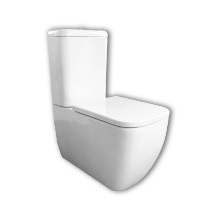 Hatria Bianca Toaleta WC stojąca 65,5x35,5 cm kompaktowa biała Y7AE01