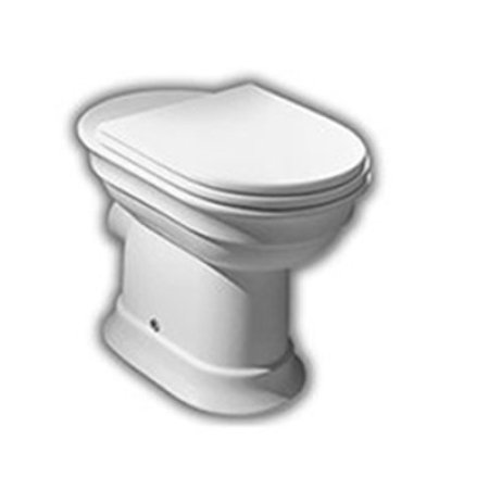 Hatria Dolcevita Muszla klozetowa miska WC stojąca 37x59 cm odpływ poziomy, biała YXXP01