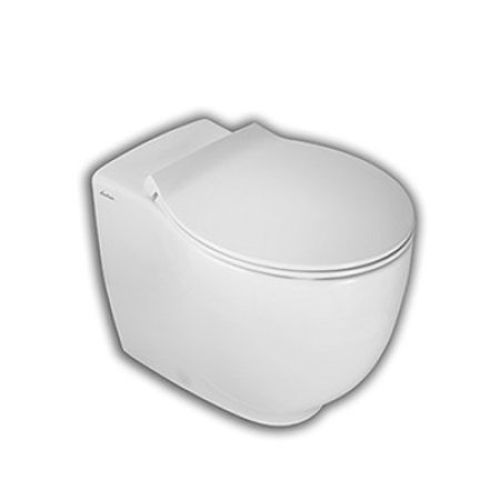 Hatria Le Fiabe Toaleta WC stojąca 37x55,5x41 cm Rimless bez kołnierza, biała Y1E701