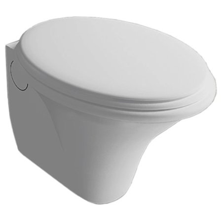 Hatria Sculture Toaleta WC podwieszana 60x40 cm, biała YXKN01