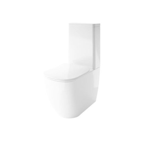 Hidra Faster Toaleta WC stojąca kompaktowa bez kołnierza biały połysk FAR12.001