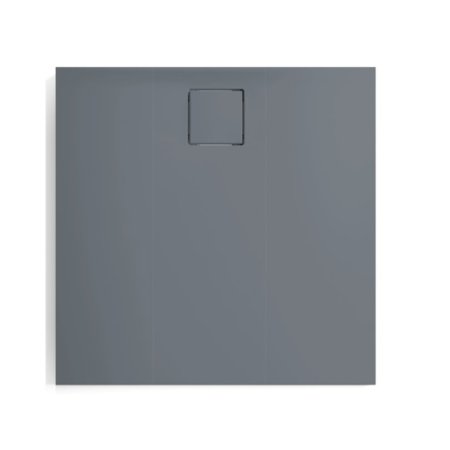 Huppe EasyFlat Brodzik kwadratowy 100x100 cm antracyt mat EF0102128