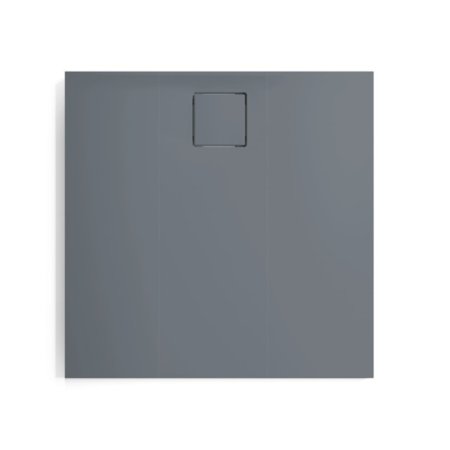 Huppe EasyFlat Brodzik kwadratowy 90x90 cm szary mat EF0101026