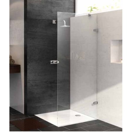 Huppe Enjoy Pure Kabina prysznicowa walk-in 20-120x60-200 cm na wymiar lewa profile srebrny połysk szkło przezroczyste z powłoką Anti-Plaque 4R1183092322