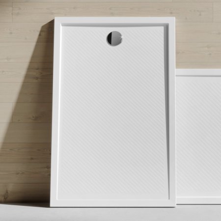 Huppe Purano Brodzik prostokątny 100x80 cm biały 202271.055