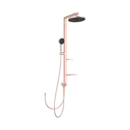 Ideal Standard Alu+ Zestaw prysznicowy natynkowy z deszczownicą różowy BD585RO