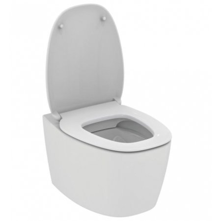 Ideal Standard Dea Toaleta WC podwieszana 55x36,5 cm Rimless bez kołnierza z deską sedesową wolnoopadającą biała T331801