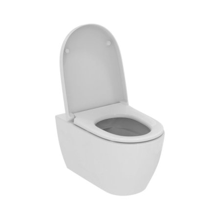 Ideal Standard i.life O Zestaw Toaleta WC HydroTwist bez kołnierza + deska wolnoopadająca biały T572501