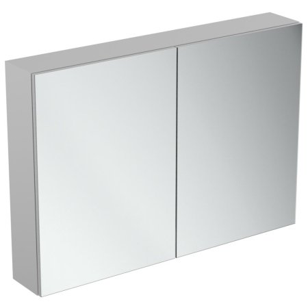 Ideal Standard Mirror+light Szafka z lustrem ścienna 100x70 cm, efekt aluminium T3498AL