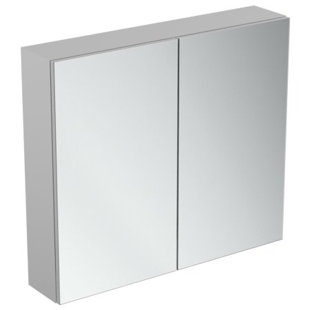 Ideal Standard Mirror+light Szafka z lustrem ścienna 80x70 cm, efekt aluminium T3442AL