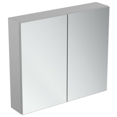 Ideal Standard Mirror+light Szafka z lustrem ścienna 80x70 cm, efekt aluminium T3591AL
