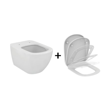 Ideal Standard Tesi Zestaw Toaleta WC AquaBlade z deską Slim T007901+T352901