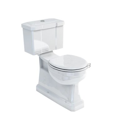 Burlington Close coupled Toaleta WC kompaktowa 45,4x73x78 cm, biała P18
