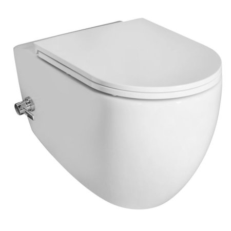 Isvea Infinity Toaleta WC myjąca bez kołnierza z zaworem biała 10NFS1001I