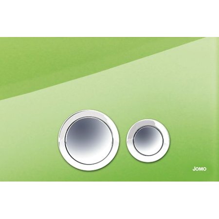 Jomo Elegance 2.0 Przycisk WC szkło lśniący zielony 167-35001260-00