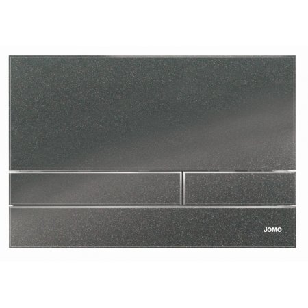 Jomo Exclusive 2.1 Przycisk WC szkło czarny metaliczny/chrom mat 167-39001820-00