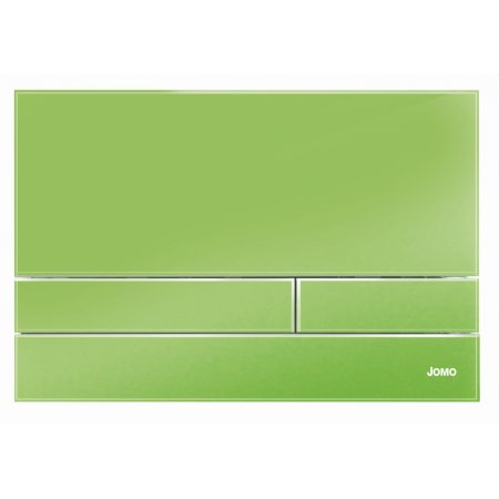Jomo Exclusive 2.1 Przycisk WC szkło lśniący zielony/chrom mat 167-39001260-00