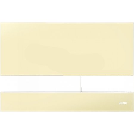 Jomo Exclusive 2.2 Przycisk WC szkło beżowy/biały 167-38001020-00