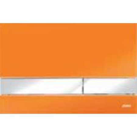 Jomo Exclusive 2.2 Przycisk WC szkło pomarańczowy/biały 167-38002001-00