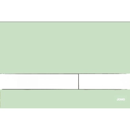 Jomo Exclusive 2.2 Przycisk WC szkło zielony satynowy/biały 167-38001261-00