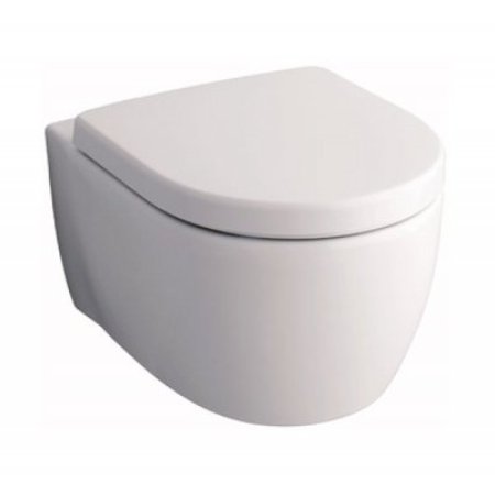 Keramag iCon Toaleta WC podwieszana 53x35,5 cm Rimfree bez wewnętrznego kołnierza, biała 204060000