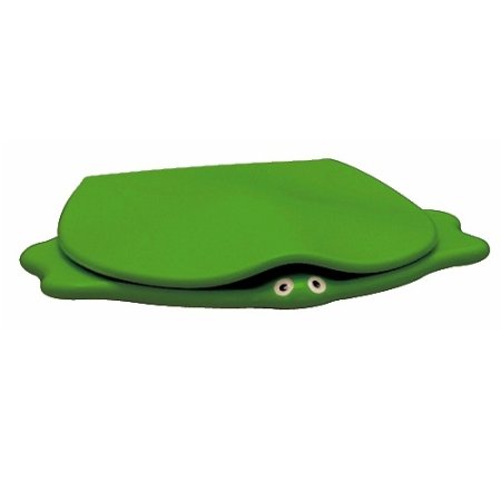 Keramag Kind Deska sedesowa wolnoopadająca dziecięca żółwik, zielona 573366000