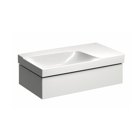 Keramag Xeno2 Szafka podumywalkowa 88x46,2x22 cm 1 szuflada lewa, biały połysk 807390000